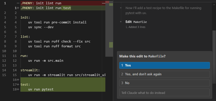 Claude Code approval process
